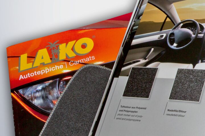 Kataloge für die Sortimentslinien „Automotive“ und „Türmatten“